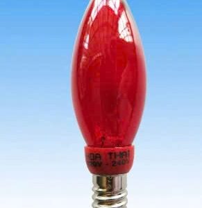 Bóng ớt led dài đỏ trong E12 HT