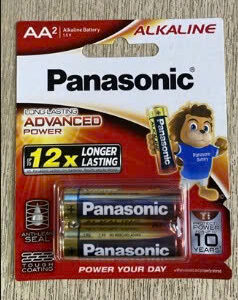 Pin tiểu 2A ALKALINE Panasonic ( 2 viên/ vỉ ) ( 1 hộp/ 12 vỉ )