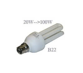Bóng compact 3u 20w đuôi gài B22 trắng thường