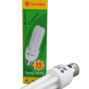 Bóng compact 2u 11w xoáy E27 ánh sáng vàng Rạng Đông