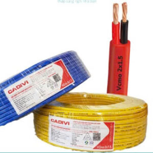 Dây điện đôi VCmo 2x1,5 (2x30/0,25)-300/500V Cadivi