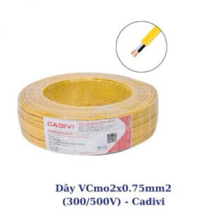 Dây điện đôi VCmo 2x0.75 (2x24/0,20)-300/500V Cadivi