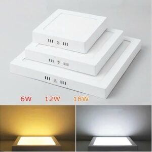 Đèn nổi 6w vuông trắng loại 1