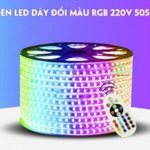 Dây led 5050 chuyển màu RGB 220v (4 đường)