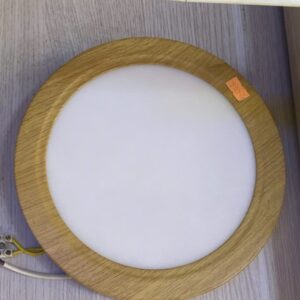 Đèn nổi 24w tròn trắng viền gỗ Asia