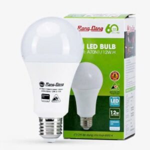 Bóng LED Bulb A70N1/12W E27 6500K ánh sáng trắng Rạng Đông