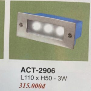 Đèn âm cầu thang 2906 xám vàng Verona