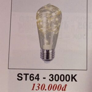Bóng edison ST64 kim sa 3000K Verona