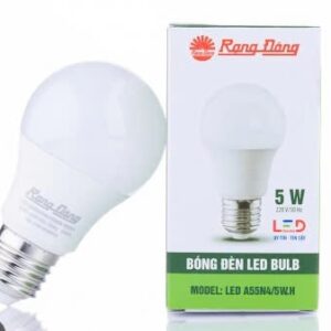 Bóng LED Bulb A55N4/5W E27 ánh sáng trắng 6500K Rạng Đông