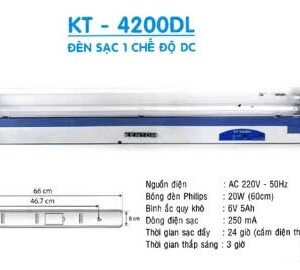 Đèn sạc 0,6m 4200 KT