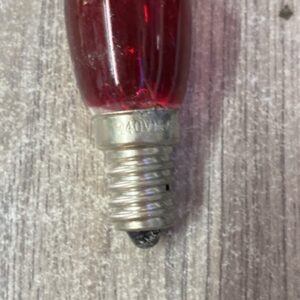 Bóng tủ lạnh E14 lùn đỏ trong