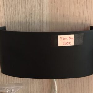 Đèn vách 3 tia đen (2056), as vàng