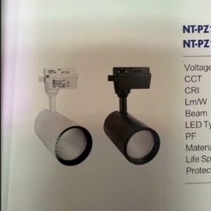 Đèn rọi ray 10w A3 vỏ đen as trắng Navigate
