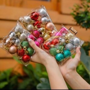 Phụ kiện set 12 quả châu đủ màu