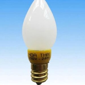 Bóng ớt led vàng đục HT