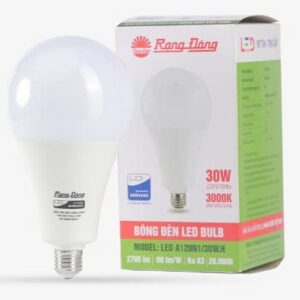 Bóng LED Bulb A120N1/30W E27 ánh sáng vàng 3000K Rạng Đông