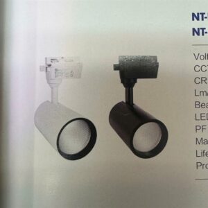 Đèn rọi ray 10w A3 vỏ trắng as vàng nhạt Navigate