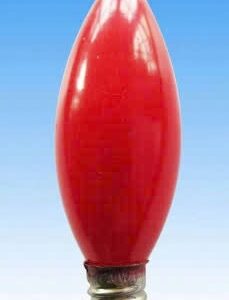 Bóng ớt dài đỏ đục, đỏ trong, trắng, vàng, xanh lá, xanh dương đuôi E12