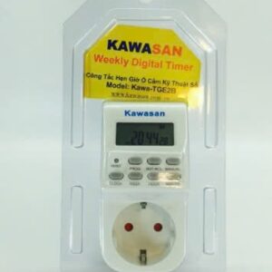 Thiết bị hẹn giờ kỹ thuật số (có kèm đồng hồ cá nhân) hiệu Kawasan, model: TGE2B, 220V, 16A