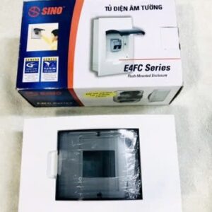 Tủ điện nhựa âm tường 5-8 đường Sino V4FC5/8SA