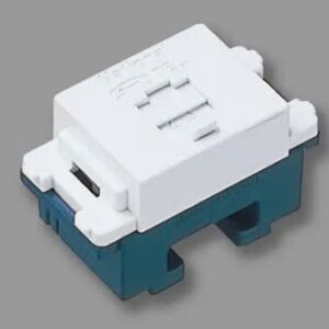 Ổ cắm âm tường điện thoại 4 cực dòng nhỏ Full Panasonic WNTG15649W