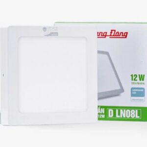 Đèn LED ốp trần LN08 170x170/12W 6500K SS