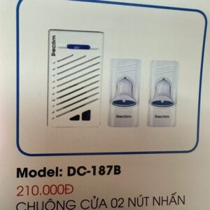 Chuông không dây Decom (2 nút nhấn + 1 chuông)
