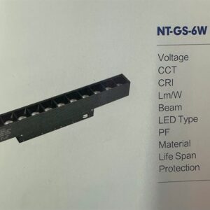 Đèn lưới tản nhiệt nam châm 12w as vàng 3000k Navigate