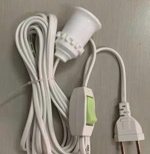LP3T-Đui đèn liền công tắc trắng 2,5m