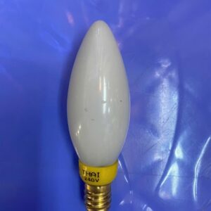 Bóng ớt led dài vàng đục E12 HT