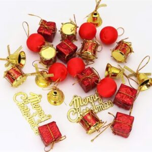 Phụ kiện set 24 món đỏ nhí giáng sinh
